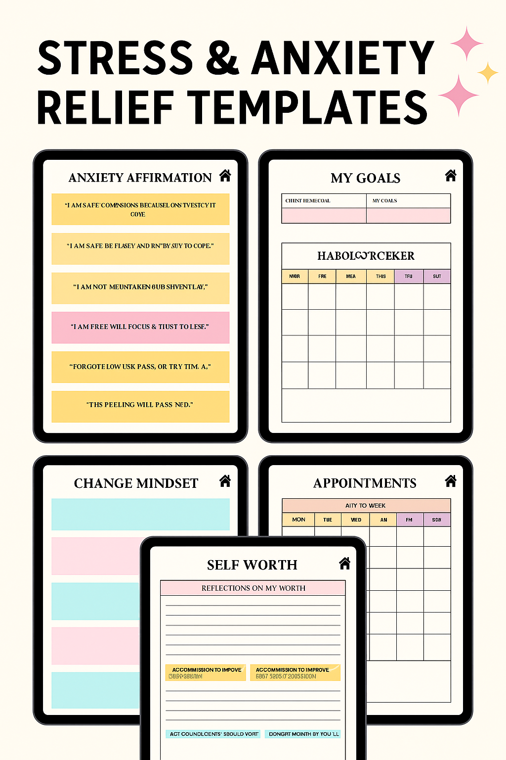🧠 2026 Digital Mega Therapy Journal Bundle – Your All-in-One Mental Wellness Companion!