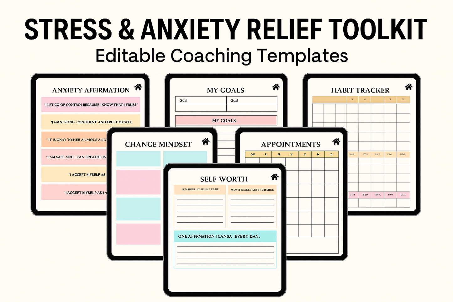 🧠 2026 Digital Mega Therapy Journal Bundle – Your All-in-One Mental Wellness Companion!